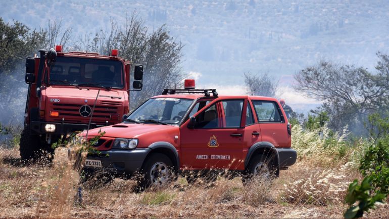 Πυρκαγιά σε αγροτική έκταση στην Τανάγρα Βοιωτίας